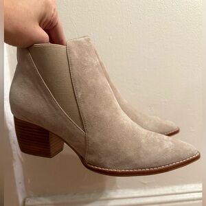 Sol Sana tan suede booties - size 40 - only worn a few times, in great condition